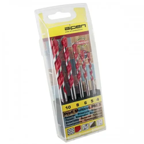 ALPEN MULTICUT DRILL BIT SET 3 PIECE 5.6.8 MM