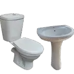 TOILET SET 6PCS WHITE