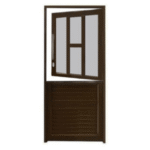 4 PANEL STABLE DOOR ALUMINIUM BRONZE