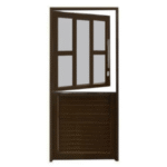 STABLE 5 PANEL DOOR LEFT HAND – ALUMINIUM