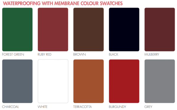 water proofing color