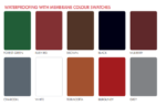 waterproofing colors