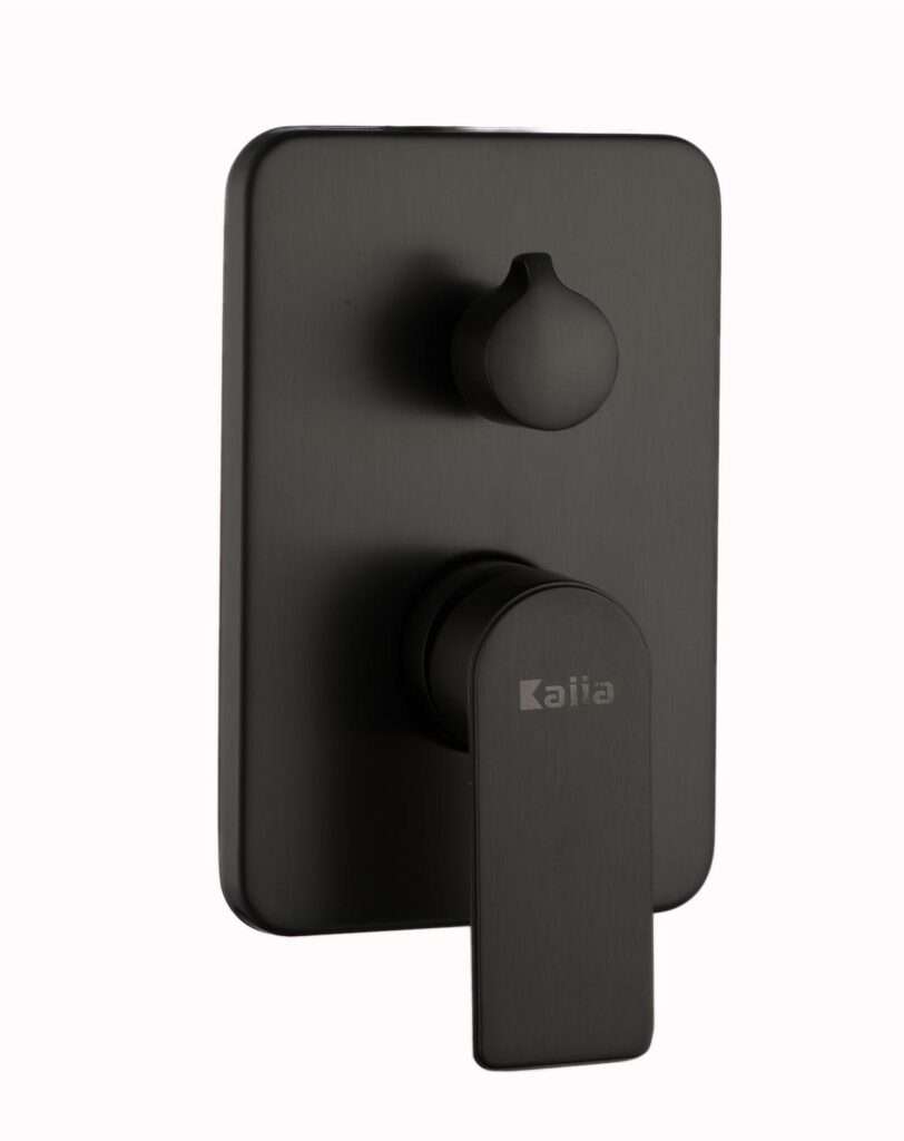 KAIIA IN WALL SHOWER MIXER BLACK