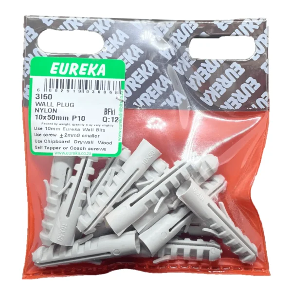 WALL PLUG NYLON 10x50mm P10 Q12