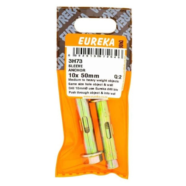 SLEEVE ANCHOR 10x 50mm Q2