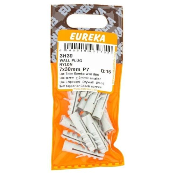 WALL PLUG NYLON 7x 30mm P7 Q15