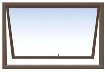 ALUMINIUM WINDOW 1 OPEN 900 X 600